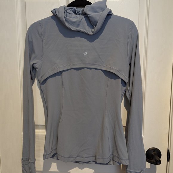 Hooded Define Jacket Nulu - Lululemon (size 8 in Water Drop) - Picture 7 of 8